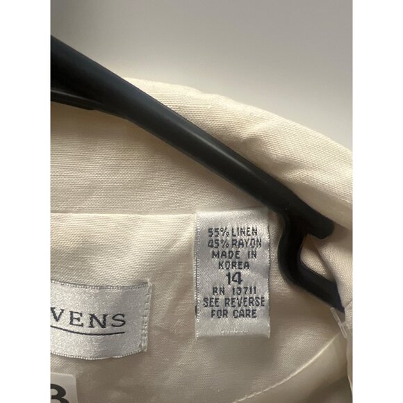 Valerie Steven’s Business Career Linen Blend Blazer - Picture 6 of 6